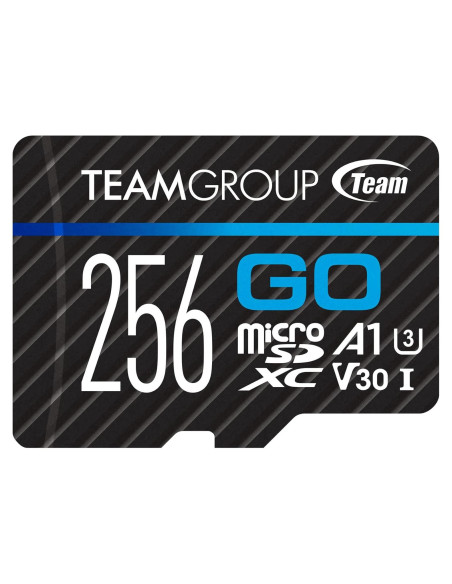 TEAMGROUP GO 256GB Micro SDXC UHS-I U3 V30 para 4K TEAMGROUP GO 256GB Micro SDXC UHS-I U3 V30 para 4K