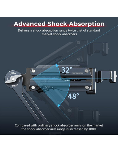 Amortiguador de Choque SmallRig 5123 con Ventosa 10.16 cm