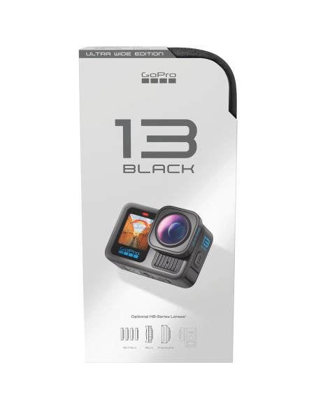 Cámara de Acción GoPro HERO13 Black Ultra Ancha 5.3K 27MP Cámara de Acción GoPro HERO13 Black Ultra Ancha 5.3K 27MP