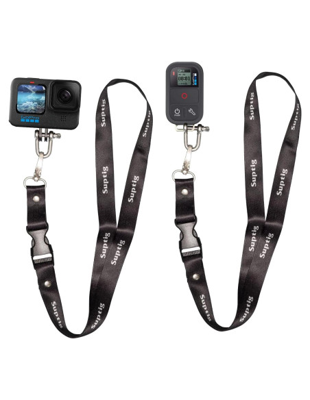 Cinta de Cuello Suptig para GoPro y Cámaras de Acción - 2 Unidades Cinta de Cuello Suptig para GoPro y Cámaras de Acción - 2 Unidades