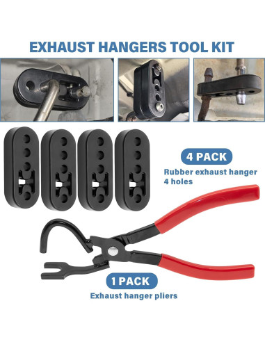 Kit de extracción de soportes de silenciador GVCVHVCV 5 piezas