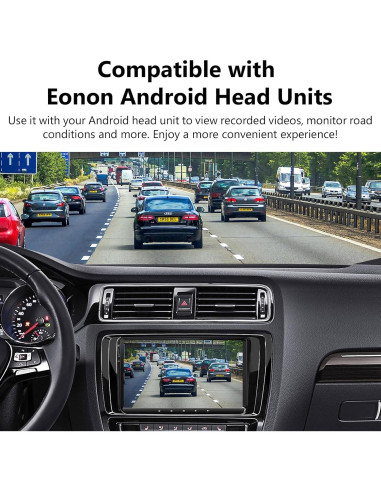 Cámara Dash Eonon HD 720P 360 para Estéreos Android
