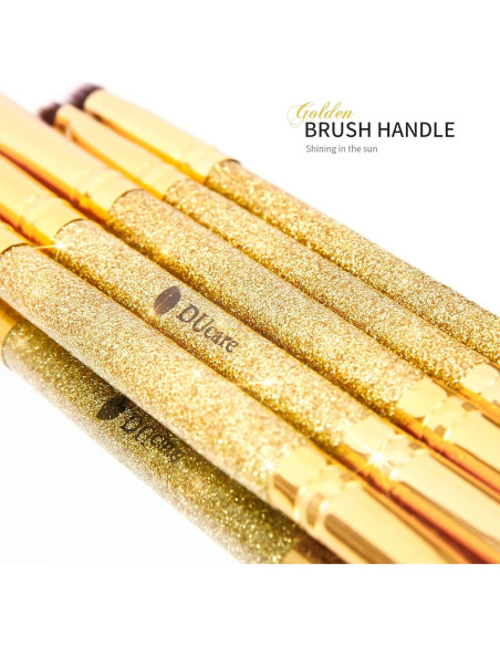 Conjunto de Brochas de Maquillaje DUcare 5 Piezas Viaje Conjunto de Brochas de Maquillaje DUcare 5 Piezas Viaje