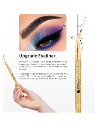 Conjunto de Brochas de Maquillaje DUcare 5 Piezas Viaje
