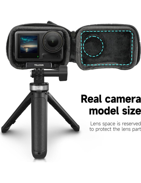 Funda de Transporte TELESIN para DJI Action 3/4/5 e Insta360 Funda de Transporte TELESIN para DJI Action 3/4/5 e Insta360