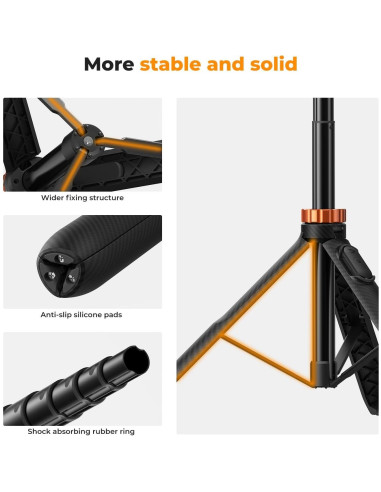 Trípode Selfie Stick K&F Concept 1.59m con Control Remoto