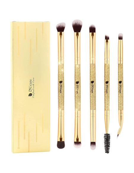 Conjunto de Brochas de Maquillaje DUcare 5 Piezas Viaje Conjunto de Brochas de Maquillaje DUcare 5 Piezas Viaje