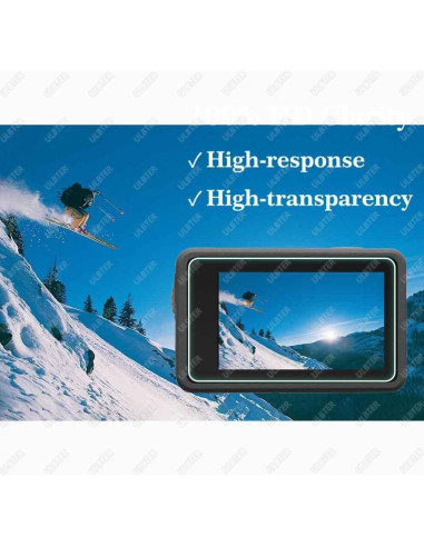 Protector de Pantalla DJI OSMO Action 4 + Funda Silicona 9H