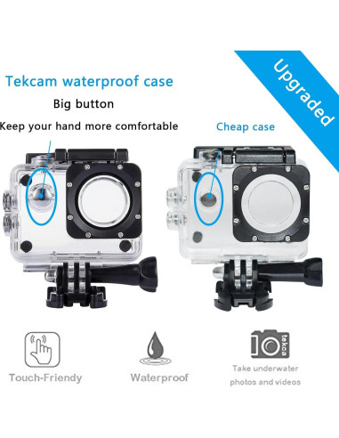 Funda a Prueba de Agua TEKCAM para Cámara de Acción 30m