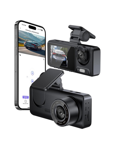 Cámara de tablero FOTN S16 Dual 1080P WiFi 170 Visión Nocturna Cámara de tablero FOTN S16 Dual 1080P WiFi 170 Visión Nocturna