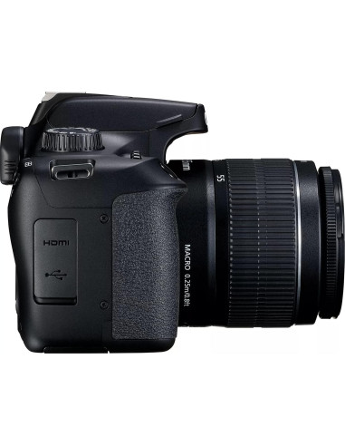Cámara DSLR Canon EOS 4000D con Lente 18-55mm y Accesorios