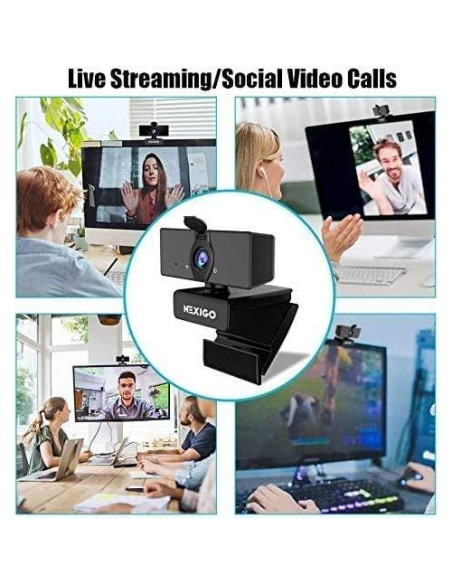 Cámara Web NexiGo N660 1080P con Doble Micrófono y Privacidad Cámara Web NexiGo N660 1080P con Doble Micrófono y Privacidad
