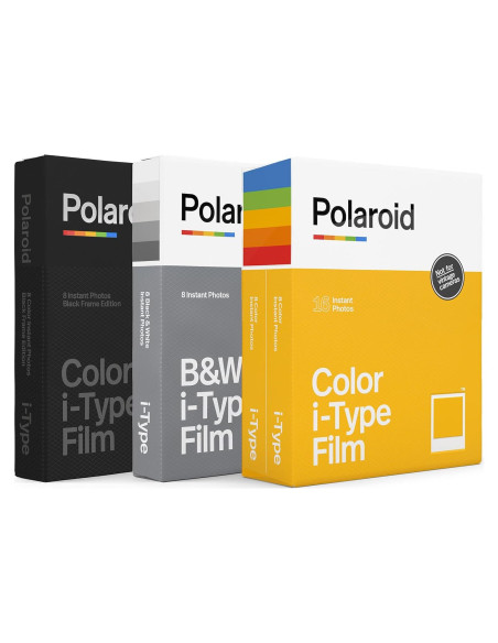 Paquete de Película I-Type Polaroid - 32 Fotos Color y B&W Paquete de Película I-Type Polaroid - 32 Fotos Color y B&W