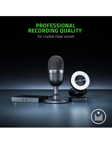 Micrófono USB Razer Seiren Mini Compacto Negro Renovado