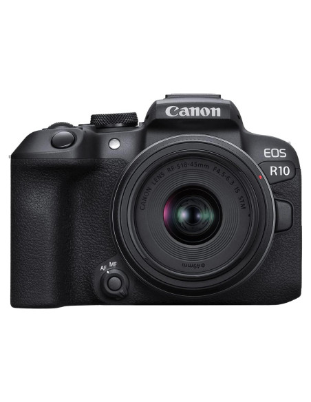 Cámara sin Espejo Canon EOS R10 Kit RF-S18-45mm 24.2MP 4K Cámara sin Espejo Canon EOS R10 Kit RF-S18-45mm 24.2MP 4K