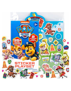 Juego de Stickers 3D Paw Patrol - 35 Stickers Reposicionables