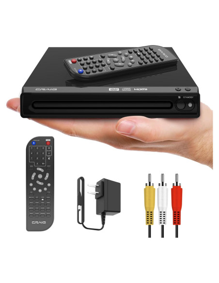 Reproductor de DVD HDMI Craig CVD401A Compacto 1080p Reproductor de DVD HDMI Craig CVD401A Compacto 1080p