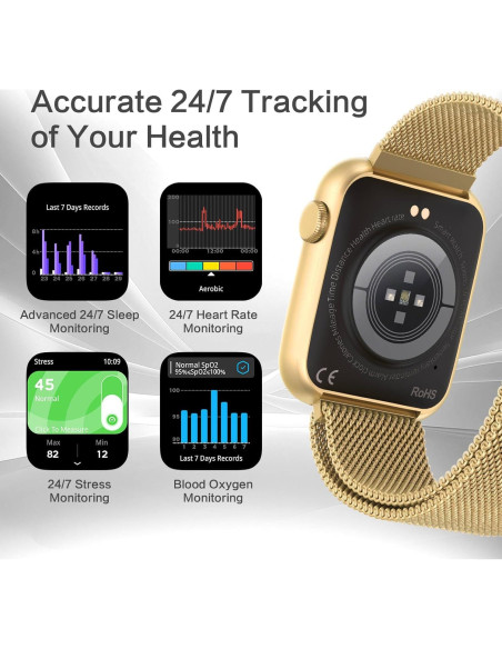 Reloj Inteligente EarlySincere 1.9" AMOLED Salud AI IP68 Reloj Inteligente EarlySincere 1.9" AMOLED Salud AI IP68