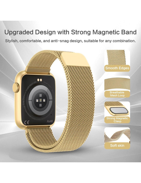 Reloj Inteligente EarlySincere 1.9" AMOLED Salud AI IP68 Reloj Inteligente EarlySincere 1.9" AMOLED Salud AI IP68