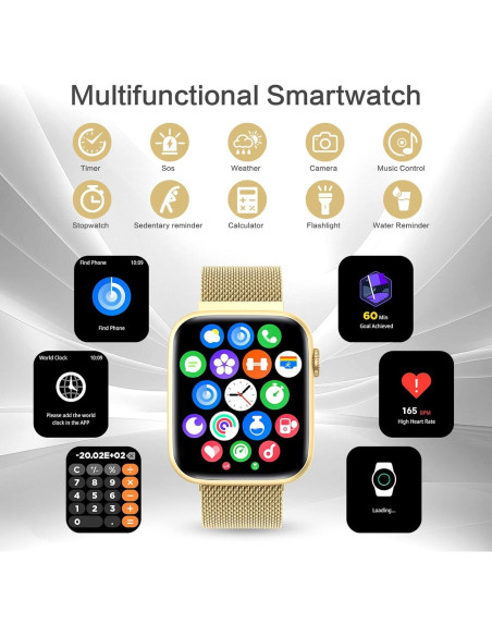 Reloj Inteligente EarlySincere 1.9" AMOLED Salud AI IP68 Reloj Inteligente EarlySincere 1.9" AMOLED Salud AI IP68