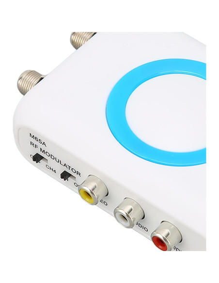 Modulador RF Zopsc AV a Coaxial NTSC 15.29x9.60cm Modulador RF Zopsc AV a Coaxial NTSC 15.29x9.60cm