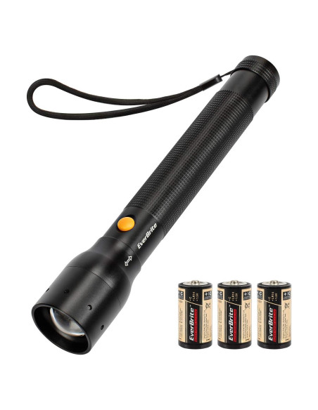 Linterna Táctica EverBrite 900 Lúmenes Zoomable 3 Modos Linterna Táctica EverBrite 900 Lúmenes Zoomable 3 Modos