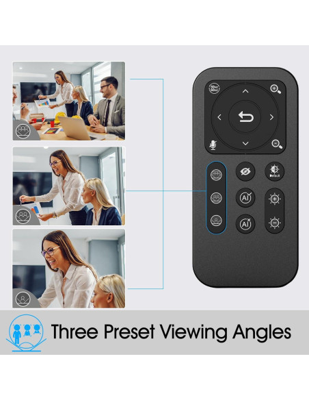 Cámara Web 4K Angetube 913 con Seguimiento AI y Zoom 10X Cámara Web 4K Angetube 913 con Seguimiento AI y Zoom 10X