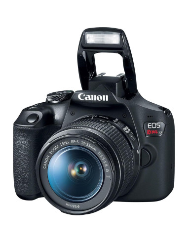 Cámara DSLR Canon EOS Rebel T7 2000D con 2 Lentes y Accesorios