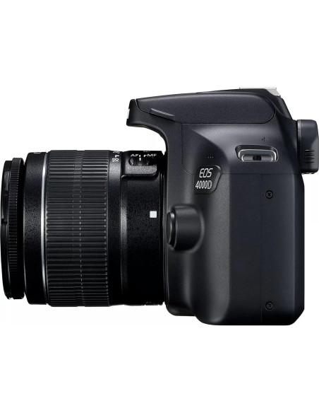 Cámara DSLR Canon EOS 4000D con Lente 18-55mm y Accesorios Cámara DSLR Canon EOS 4000D con Lente 18-55mm y Accesorios