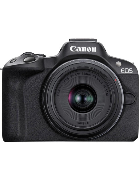 Cámara Sin Espejo Canon EOS R50 24.2MP 4K + Lente 18-45mm Cámara Sin Espejo Canon EOS R50 24.2MP 4K + Lente 18-45mm