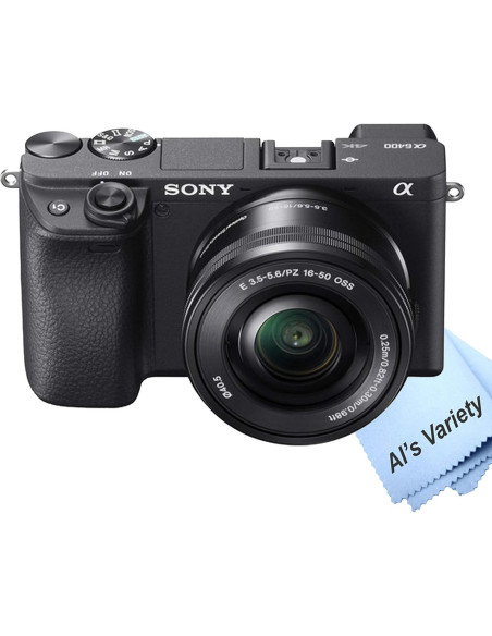 Cámara Sin Espejo Sony Alpha a6400 24.2MP + Lente 16-50mm + Accesorios Cámara Sin Espejo Sony Alpha a6400 24.2MP + Lente 16-50mm + Accesorios