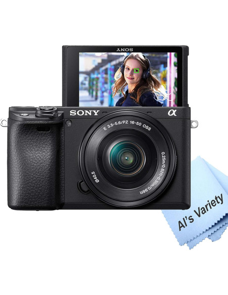 Cámara Sin Espejo Sony Alpha a6400 24.2MP + Lente 16-50mm + Accesorios Cámara Sin Espejo Sony Alpha a6400 24.2MP + Lente 16-50mm + Accesorios