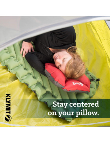 Almohada Inflable Klymit Almohada X 38x28x9 cm Roja