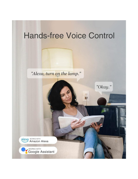 Enchufe Inteligente GHome WP3 Wi-Fi Control Remoto Alexa Enchufe Inteligente GHome WP3 Wi-Fi Control Remoto Alexa