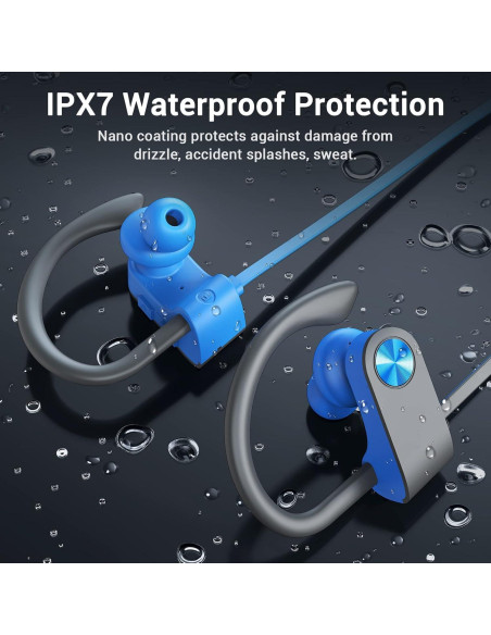 Auriculares Bluetooth VRIFOZ U8I Inalámbricos IPX7 16h Batería Auriculares Bluetooth VRIFOZ U8I Inalámbricos IPX7 16h Batería