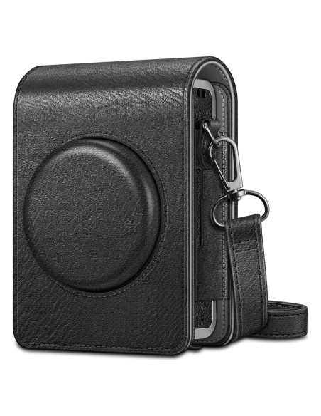 Funda Protectora Fintie para Cámara Fujifilm Instax Mini EVO - Cuero Vegano Premium Negro Funda Protectora Fintie para Cámara Fujifilm Instax Mini EVO - Cuero Vegano Premium Negro