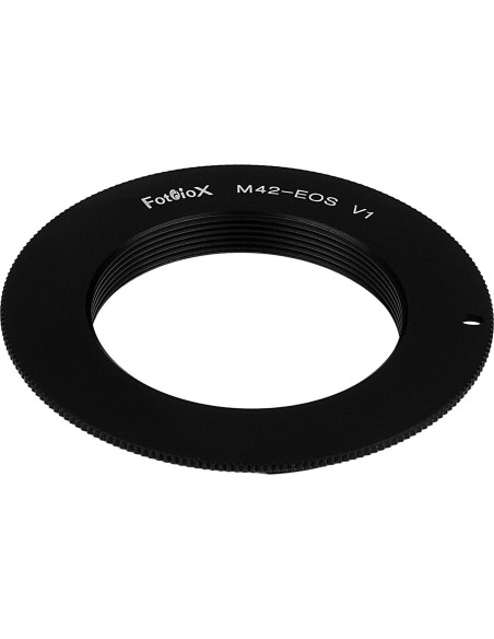 Adaptador Fotodiox M42 a Canon EOS con Chip Enfoque Manual Adaptador Fotodiox M42 a Canon EOS con Chip Enfoque Manual