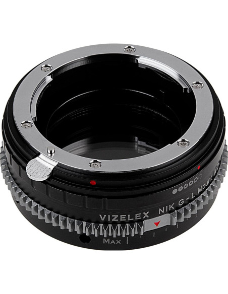 Adaptador de lente Fotodiox ND Throttle Nikon F a L-Mount Adaptador de lente Fotodiox ND Throttle Nikon F a L-Mount