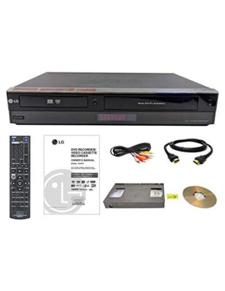 Grabadora de DVD y VCR LG con sintonizador digital 1080p Grabadora de DVD y VCR LG con sintonizador digital 1080p