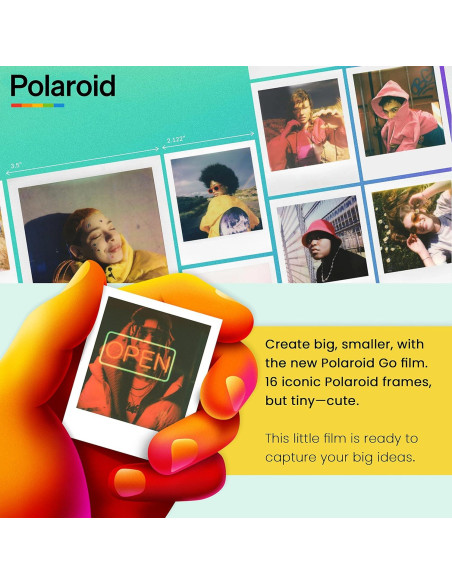 Película Instantánea a Color Polaroid Go - Doble Paquete 32 Fotos Película Instantánea a Color Polaroid Go - Doble Paquete 32 Fotos