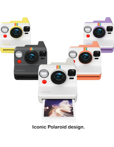 Cámara Instantánea Polaroid Now 3ra Generación + 8 Películas i-Type Color