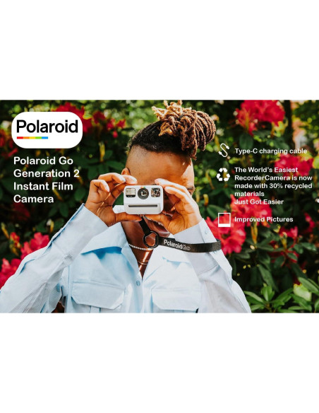 Cámara Instantánea Polaroid Go Generación 2 + Película Doble + Álbum Cámara Instantánea Polaroid Go Generación 2 + Película Doble + Álbum