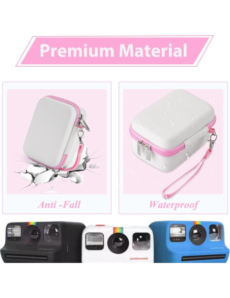 Funda para Cámara Polaroid Go Gen 2 - Almacenamiento Blanco Funda para Cámara Polaroid Go Gen 2 - Almacenamiento Blanco