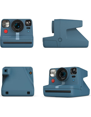 Cámara Instantánea Polaroid Now+ Gris Azul I-Type Bluetooth