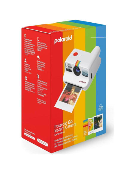 Cámara Instantánea Polaroid Go Generación 2 Set Inicio Blanco con 32 Películas Cámara Instantánea Polaroid Go Generación 2 Set Inicio Blanco con 32 Películas
