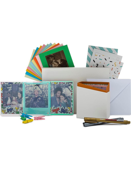Cámara Instantánea Polaroid GO Blanca + Película Doble + Kit Cámara Instantánea Polaroid GO Blanca + Película Doble + Kit