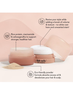 Polvo de Champú Seco Kitsch 8g - Voluminizador Sin Fragancia 2