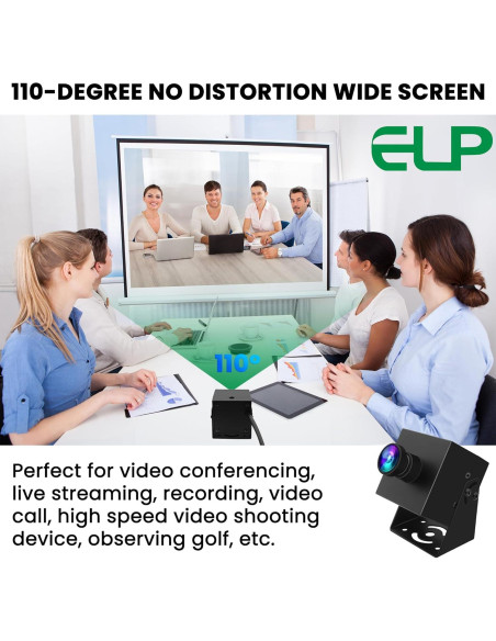 Cámara USB ELP 12MP Gran Angular 1080P 120fps para PC Cámara USB ELP 12MP Gran Angular 1080P 120fps para PC