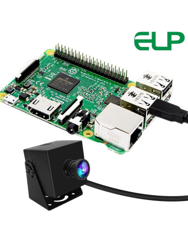 Cámara USB ELP 12MP Gran Angular 1080P 120fps para PC