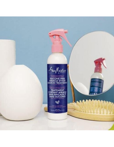 Acondicionador Leave In Spray Shea Moisture 236.6 ml Sin Silicona